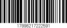 Código de barras (EAN, GTIN, SKU, ISBN): '17896217222591'
