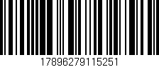 Código de barras (EAN, GTIN, SKU, ISBN): '17896279115251'
