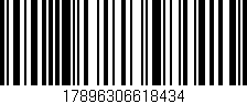 Código de barras (EAN, GTIN, SKU, ISBN): '17896306618434'