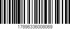 Código de barras (EAN, GTIN, SKU, ISBN): '17896336008069'