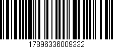 Código de barras (EAN, GTIN, SKU, ISBN): '17896336009332'