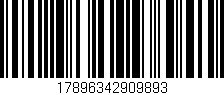 Código de barras (EAN, GTIN, SKU, ISBN): '17896342909893'
