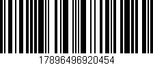 Código de barras (EAN, GTIN, SKU, ISBN): '17896496920454'