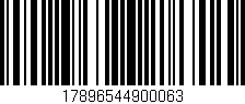 Código de barras (EAN, GTIN, SKU, ISBN): '17896544900063'