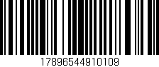 Código de barras (EAN, GTIN, SKU, ISBN): '17896544910109'