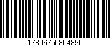 Código de barras (EAN, GTIN, SKU, ISBN): '17896756804890'