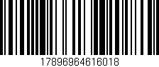 Código de barras (EAN, GTIN, SKU, ISBN): '17896964616018'