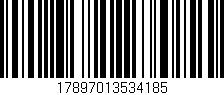 Código de barras (EAN, GTIN, SKU, ISBN): '17897013534185'