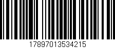 Código de barras (EAN, GTIN, SKU, ISBN): '17897013534215'