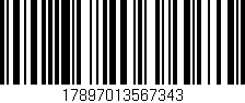 Código de barras (EAN, GTIN, SKU, ISBN): '17897013567343'
