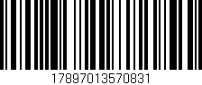 Código de barras (EAN, GTIN, SKU, ISBN): '17897013570831'