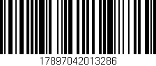 Código de barras (EAN, GTIN, SKU, ISBN): '17897042013286'