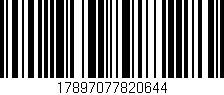 Código de barras (EAN, GTIN, SKU, ISBN): '17897077820644'