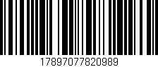 Código de barras (EAN, GTIN, SKU, ISBN): '17897077820989'