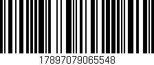 Código de barras (EAN, GTIN, SKU, ISBN): '17897079065548'