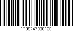 Código de barras (EAN, GTIN, SKU, ISBN): '1789747380130'