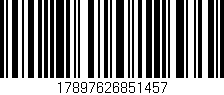 Código de barras (EAN, GTIN, SKU, ISBN): '17897626851457'