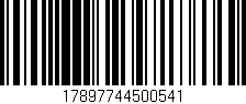 Código de barras (EAN, GTIN, SKU, ISBN): '17897744500541'