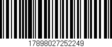 Código de barras (EAN, GTIN, SKU, ISBN): '17898027252249'