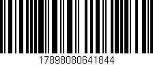 Código de barras (EAN, GTIN, SKU, ISBN): '17898080641844'