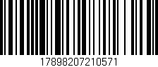 Código de barras (EAN, GTIN, SKU, ISBN): '17898207210571'