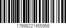 Código de barras (EAN, GTIN, SKU, ISBN): '17898221455958'