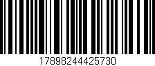 Código de barras (EAN, GTIN, SKU, ISBN): '17898244425730'
