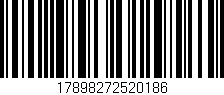Código de barras (EAN, GTIN, SKU, ISBN): '17898272520186'