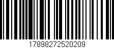 Código de barras (EAN, GTIN, SKU, ISBN): '17898272520209'