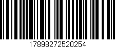 Código de barras (EAN, GTIN, SKU, ISBN): '17898272520254'