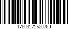 Código de barras (EAN, GTIN, SKU, ISBN): '17898272520780'