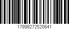 Código de barras (EAN, GTIN, SKU, ISBN): '17898272520841'