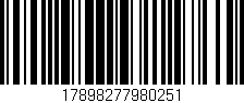 Código de barras (EAN, GTIN, SKU, ISBN): '17898277980251'