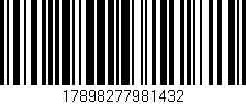 Código de barras (EAN, GTIN, SKU, ISBN): '17898277981432'