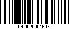 Código de barras (EAN, GTIN, SKU, ISBN): '17898283815073'