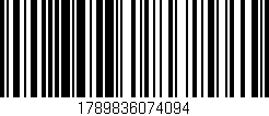 Código de barras (EAN, GTIN, SKU, ISBN): '1789836074094'