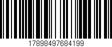 Código de barras (EAN, GTIN, SKU, ISBN): '17898497684199'