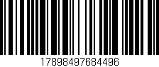 Código de barras (EAN, GTIN, SKU, ISBN): '17898497684496'