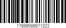 Código de barras (EAN, GTIN, SKU, ISBN): '17898588671022'