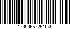 Código de barras (EAN, GTIN, SKU, ISBN): '17898657251049'