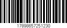 Código de barras (EAN, GTIN, SKU, ISBN): '17898657251230'