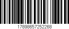 Código de barras (EAN, GTIN, SKU, ISBN): '17898657252268'