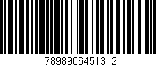 Código de barras (EAN, GTIN, SKU, ISBN): '17898906451312'