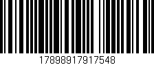 Código de barras (EAN, GTIN, SKU, ISBN): '17898917917548'