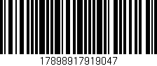 Código de barras (EAN, GTIN, SKU, ISBN): '17898917919047'