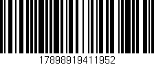 Código de barras (EAN, GTIN, SKU, ISBN): '17898919411952'