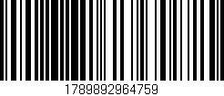 Código de barras (EAN, GTIN, SKU, ISBN): '1789892964759'