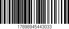 Código de barras (EAN, GTIN, SKU, ISBN): '17898945443033'