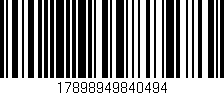 Código de barras (EAN, GTIN, SKU, ISBN): '17898949840494'