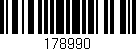 Código de barras (EAN, GTIN, SKU, ISBN): '178990'